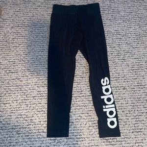 XS black adidas leggings